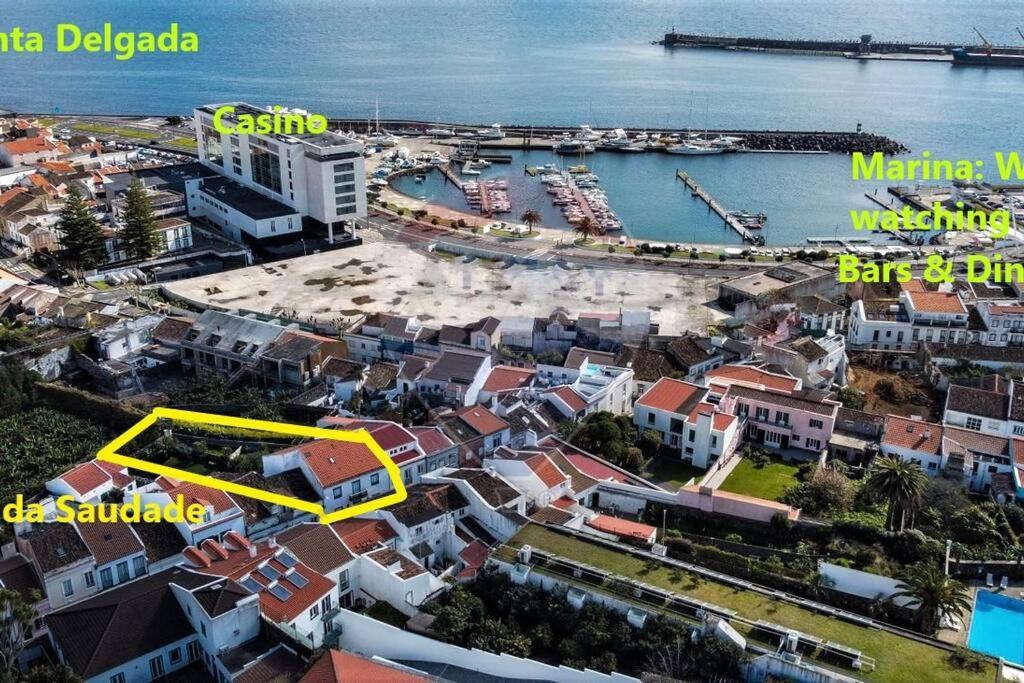 City Center, 200 Meters To Marina, Walk To Everything, Private Yard And Garden Ponta Delgada Esterno foto